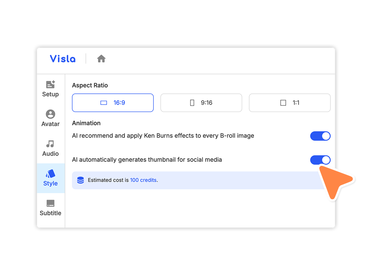 Create a thumbnail automatically